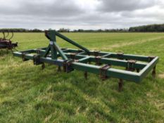 Browns 12ft fixed tine cultivator, linkage mounted