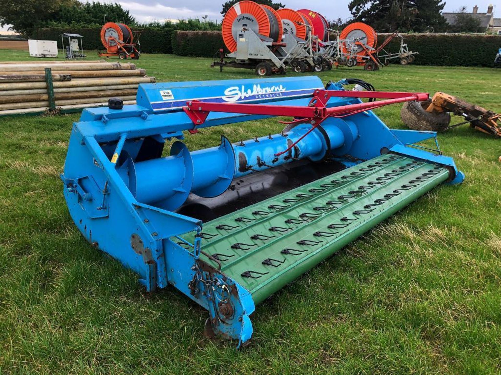 2002 Shelbourne Reynolds 3.5m pick up header. Serial No: 72105 NB control box in office - Image 4 of 10