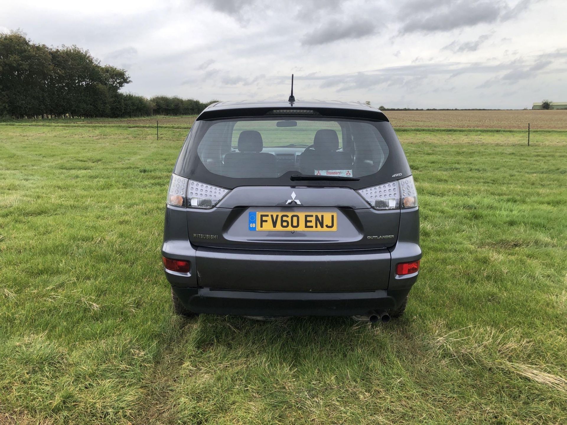 2010 Mitsubishi Outlander GX1 Commercial 4wd SUV, 5 door, manual, diesel, air con, grey. Reg No: FV6 - Image 5 of 14