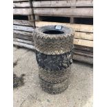 4No 25.00x10.00-12NHS ATV tyres