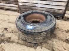 Single Bridgestone 445/65R19.5 wheel and tyre