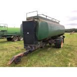 10,000l fuel bowser, with 12v electric pump on 295/80R22.5 wheels and tyres