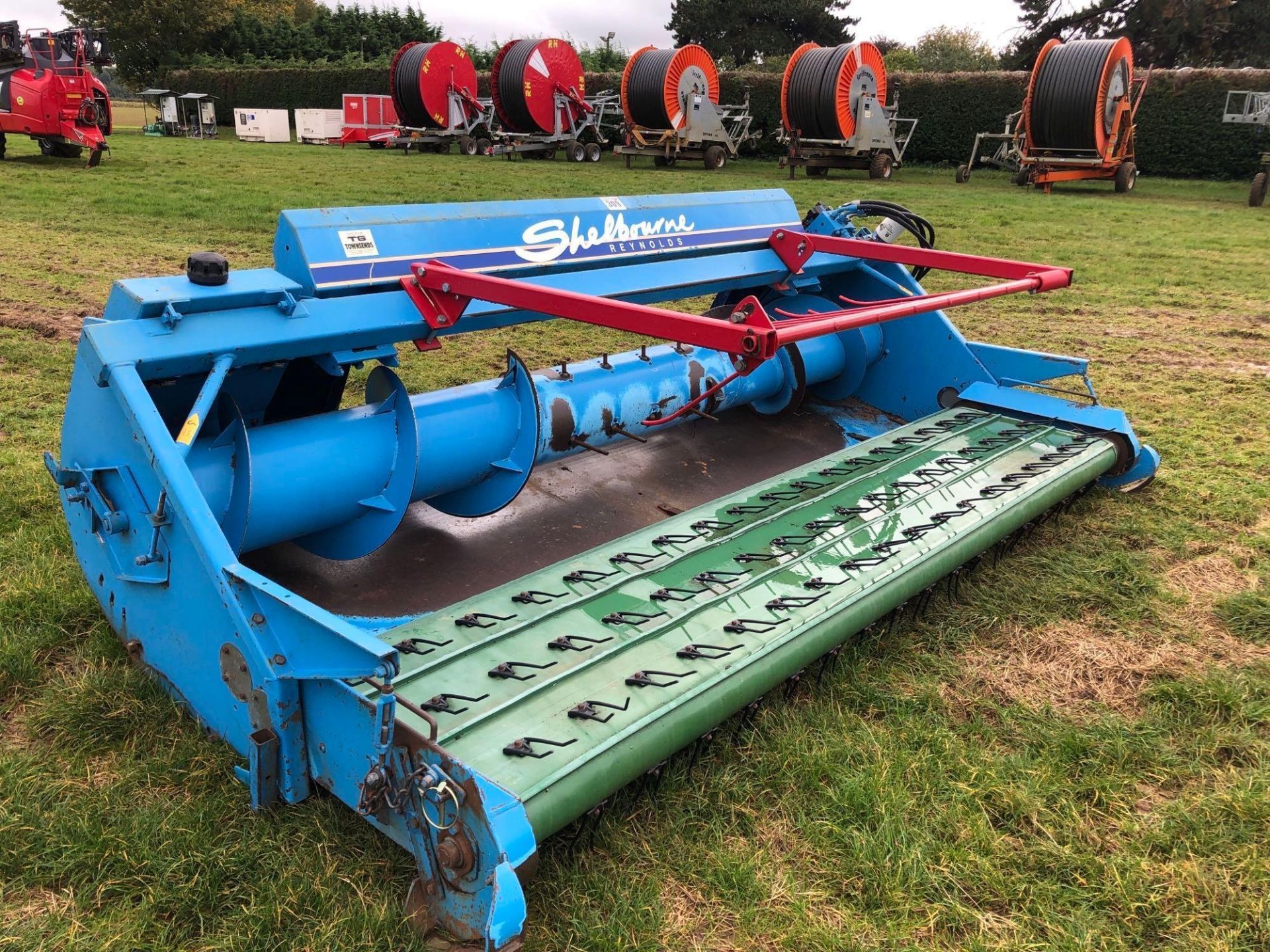 2002 Shelbourne Reynolds 3.5m pick up header. Serial No: 72105 NB control box in office - Image 6 of 10