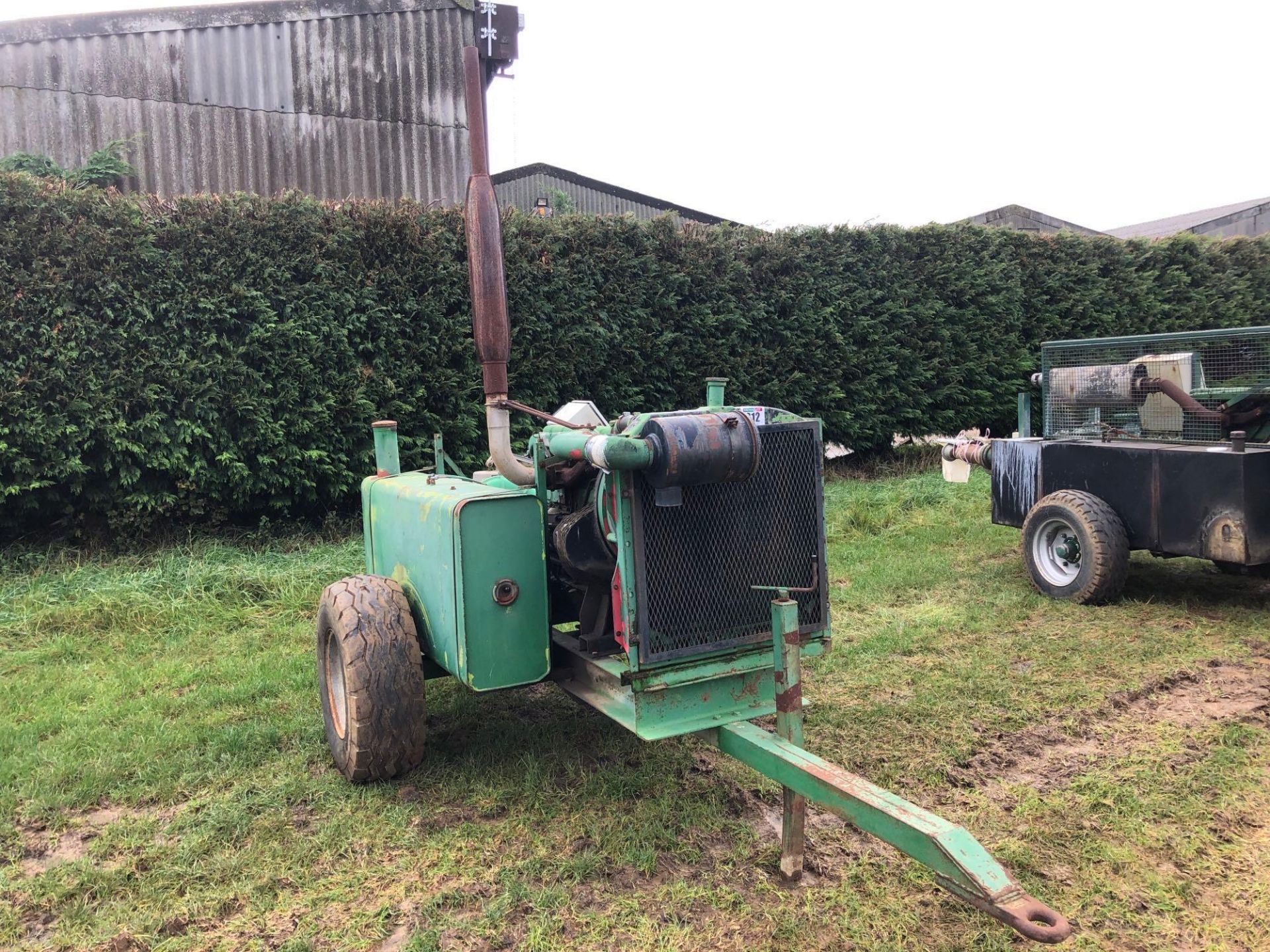 Irrigation pumpset with Perkins 6cyld diesel engine and Rovatti centrifugal pump, auto shut off, man - Image 2 of 4