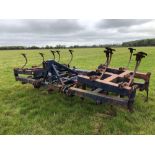 20ft fixed tine hydraulic folding cultivator, linkage mounted