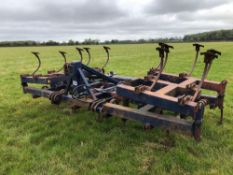 20ft fixed tine hydraulic folding cultivator, linkage mounted