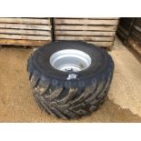 Single Alliance 650/50R22.5 wheel and tyre