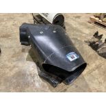 New Holland combine auger chute with extended sock