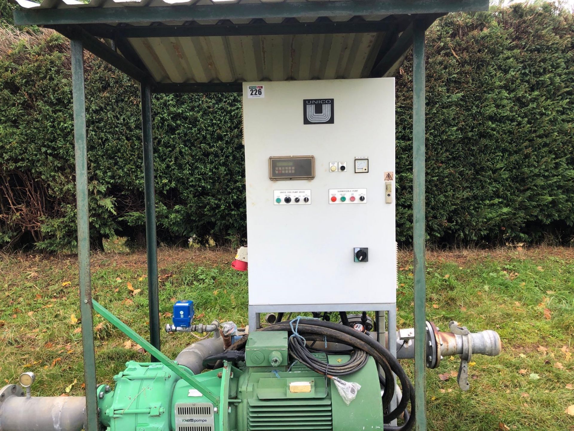 Electric irrigation transfer pump with Unico control panel with auto flow and auto pressure controls - Image 4 of 4