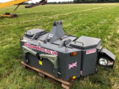 2018 Phillip Watkins 900kg front weight block with tool boxes and additional 600kg weight. Serial No