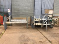 2014 Beinlich B800 hydraulic driven pipe reel, linkage mounted. Serial No: 800/002 with 3 additional