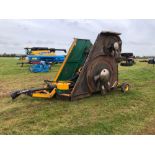 Spearhead 620 Batwing topper, 6 blades per rotor, wide angle PTO, hydraulic folding. No VAT