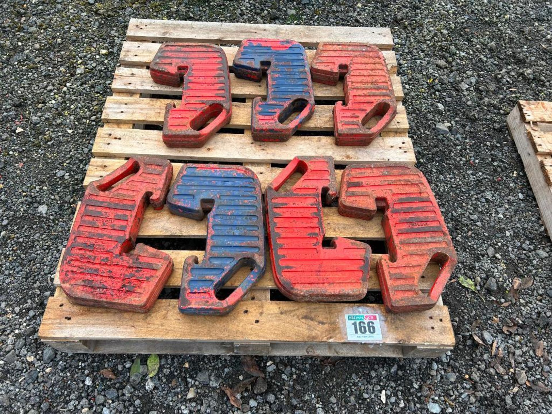 7No Nuffield & Leyland wafer weights