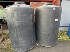 2No black water tanks