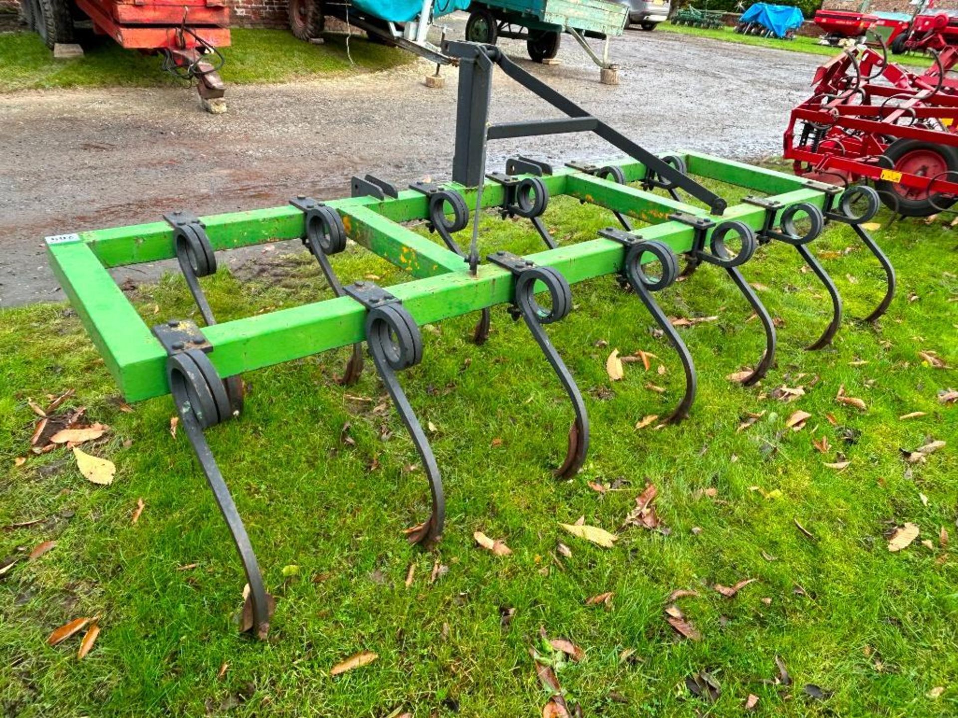 3.3m 13 tine spring tine drag c/w 17 new points - Image 3 of 4