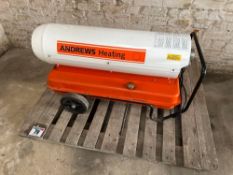 Andrews diesel space heater, single phase. Serial No: 05267-B