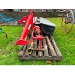 Massey Ferguson 70 twin drum mower, spares or repairs.  Manual in the office