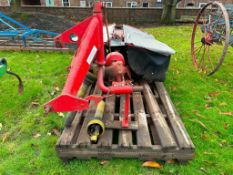 Massey Ferguson 70 twin drum mower, spares or repairs.  Manual in the office