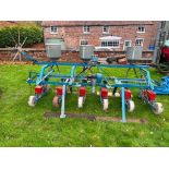 1960 Stanhay 6 row sugar beet drill c/w Horstine Farmery granular applicator.  Manual and various pa