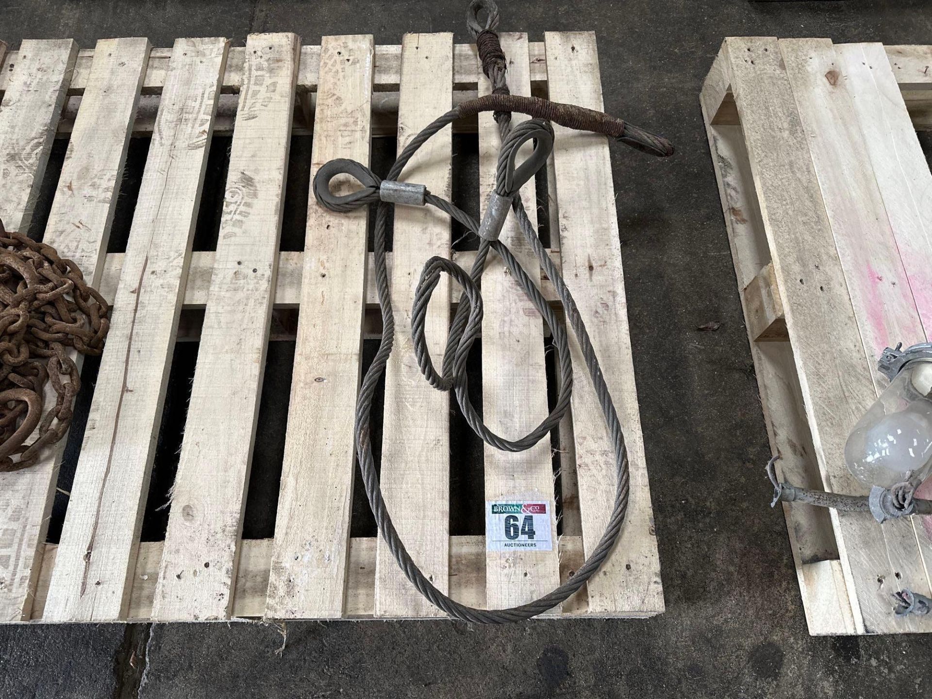 2No wire rope - various lengths