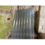 2No clear plastic roof sheets - 2.44m x 1.10m