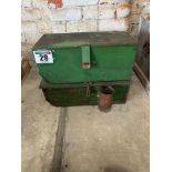 2No wooden tool boxes