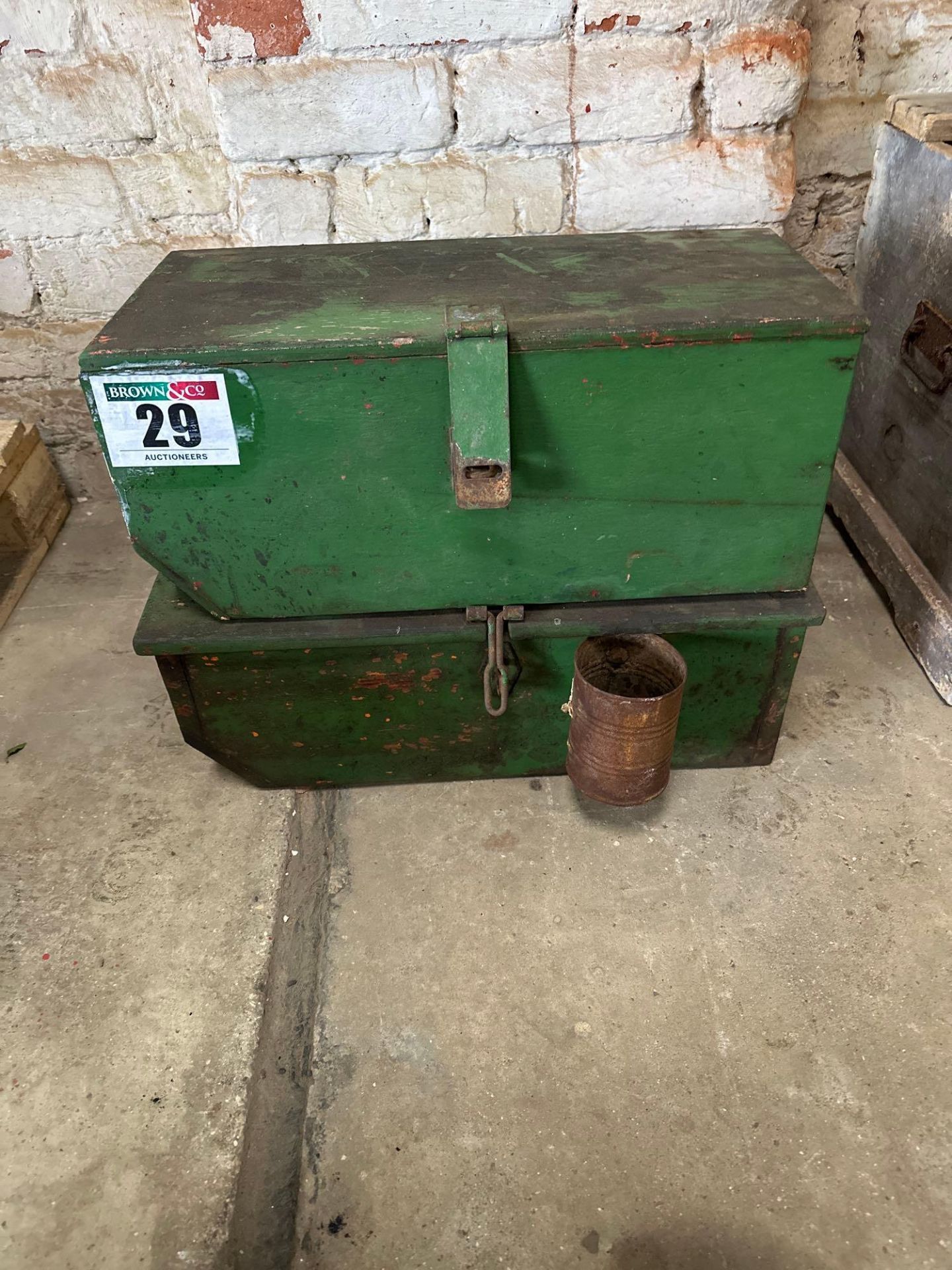 2No wooden tool boxes