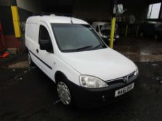 2011 61 reg Vaxuahall Combo 2000 CDTI 16v (Non Runner) (Direct United Utilities Water)