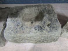 Natural Stone Trough / Planer With Drainage Hole