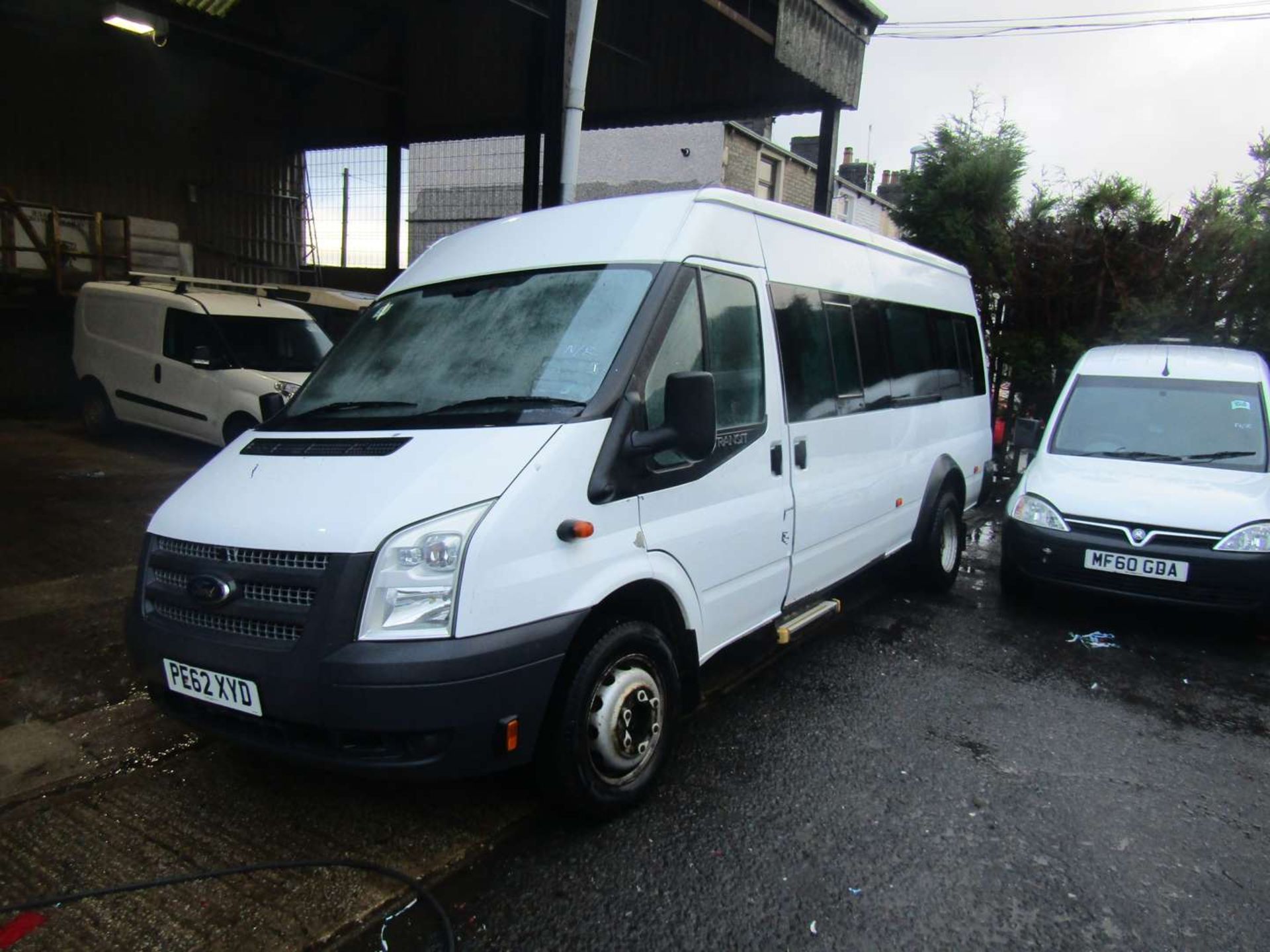 2012 62 reg Ford Transit 135 T430 RWD Minibus (Non Runner) (Direct Lancs Fire) - Image 2 of 7