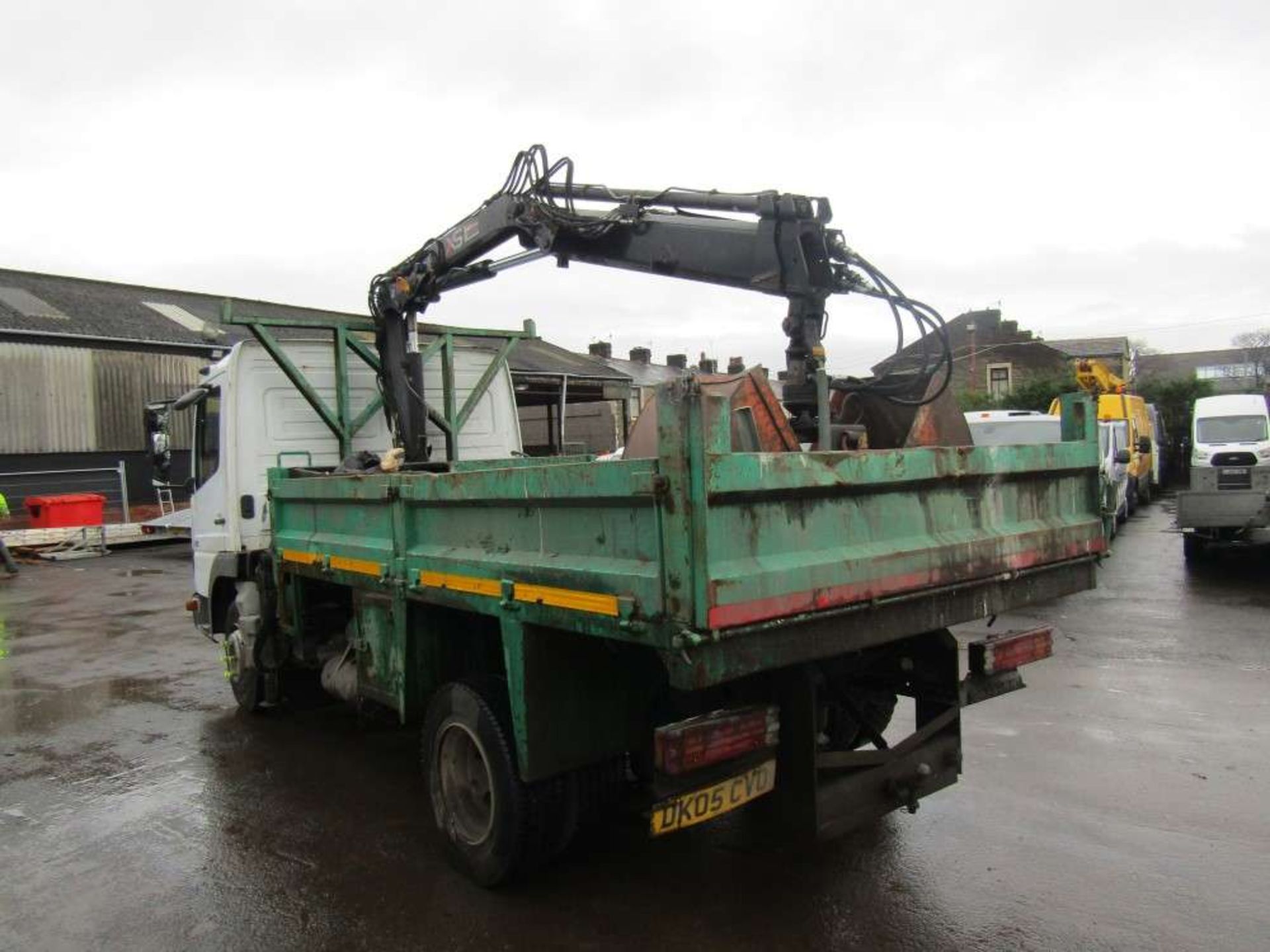 2005 05 reg Mercedes Atego 815 Tipper c/w Hiab (Direct Council) - Image 3 of 6