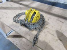 3m SWL 500kg Chain Block (Direct Hire Co)