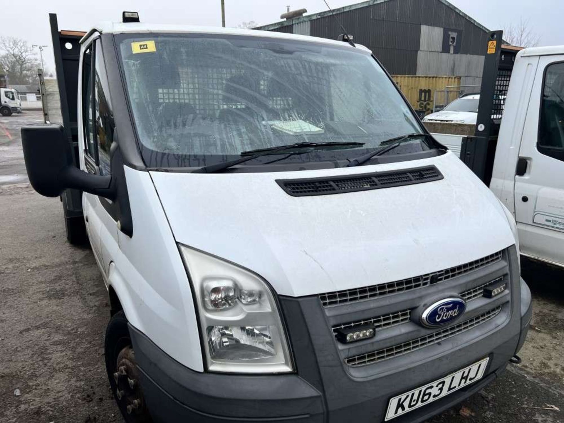 2013 63 reg Ford Transit 125 T350 Tipper c/w Tail Lift (Direct Council) (Sold on Site - Leek) - Image 2 of 6
