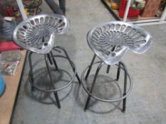 2 x Tractor Stools