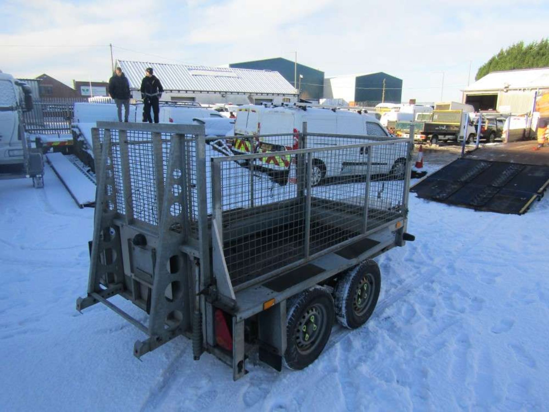2 ton Trailer c/w Steel Cage (Direct Gap) - Image 4 of 4