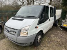 2013 63 reg Ford Transit 125 T350 RWD Tipper (Sold on Site - Location Leek) (Direct Council)
