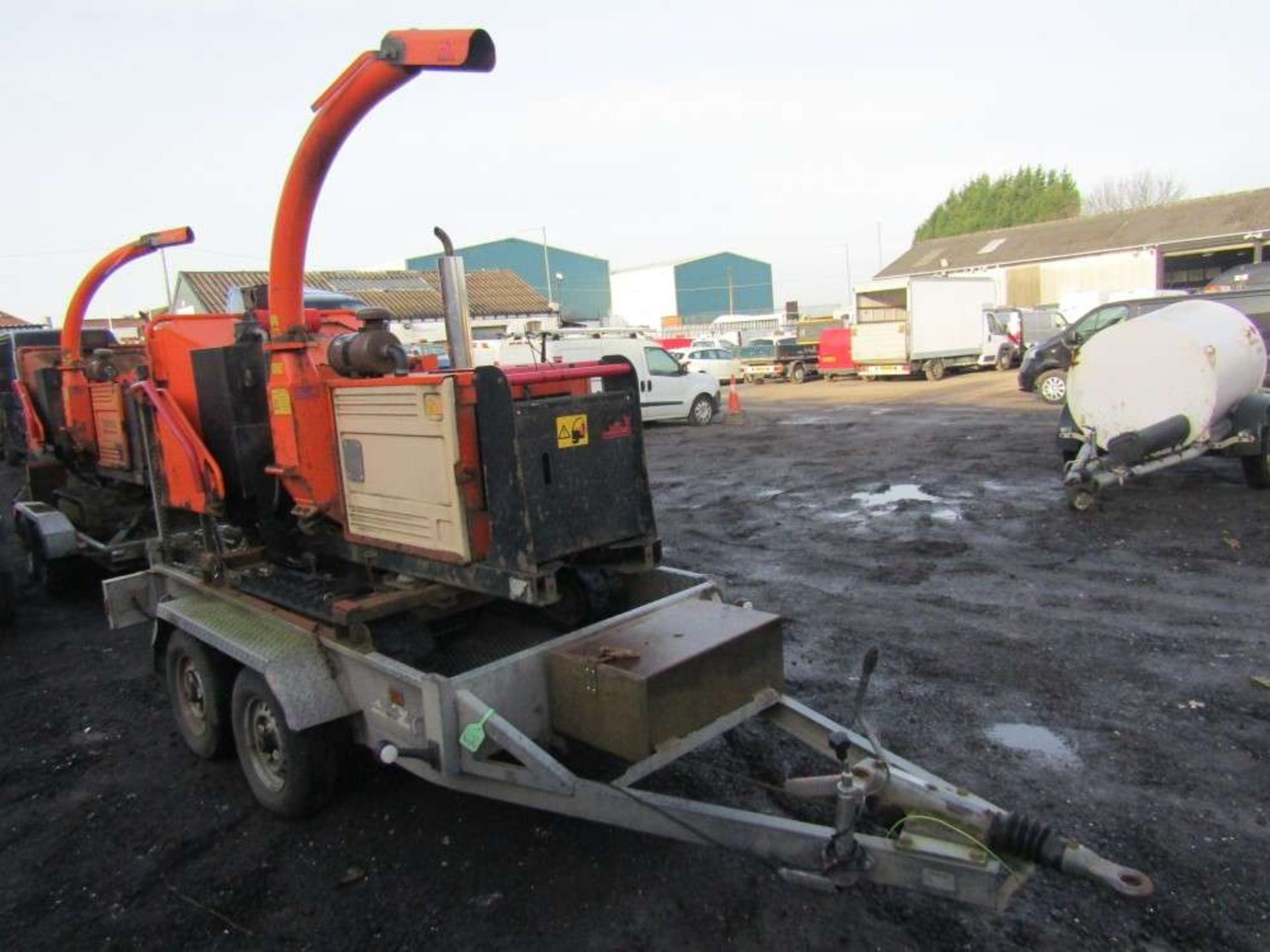 Timberwolf 45/190 Chipper c/w Trailer (Direct Electricity NW) - Image 4 of 6