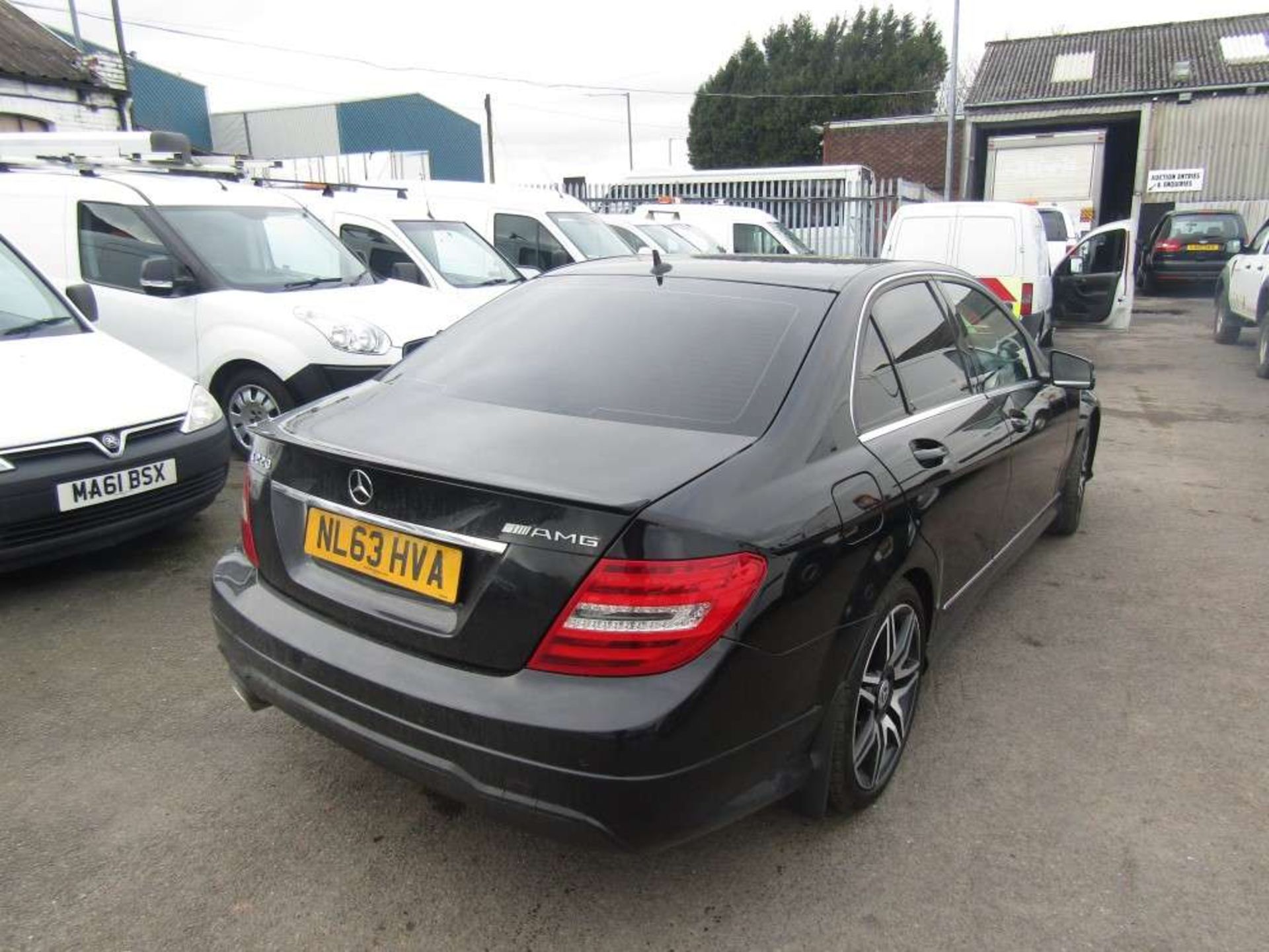 2013 63 reg Mercedes C220 AMG Sport+ CDI Blue-CY A (On VCAR Cat N) - Image 4 of 6