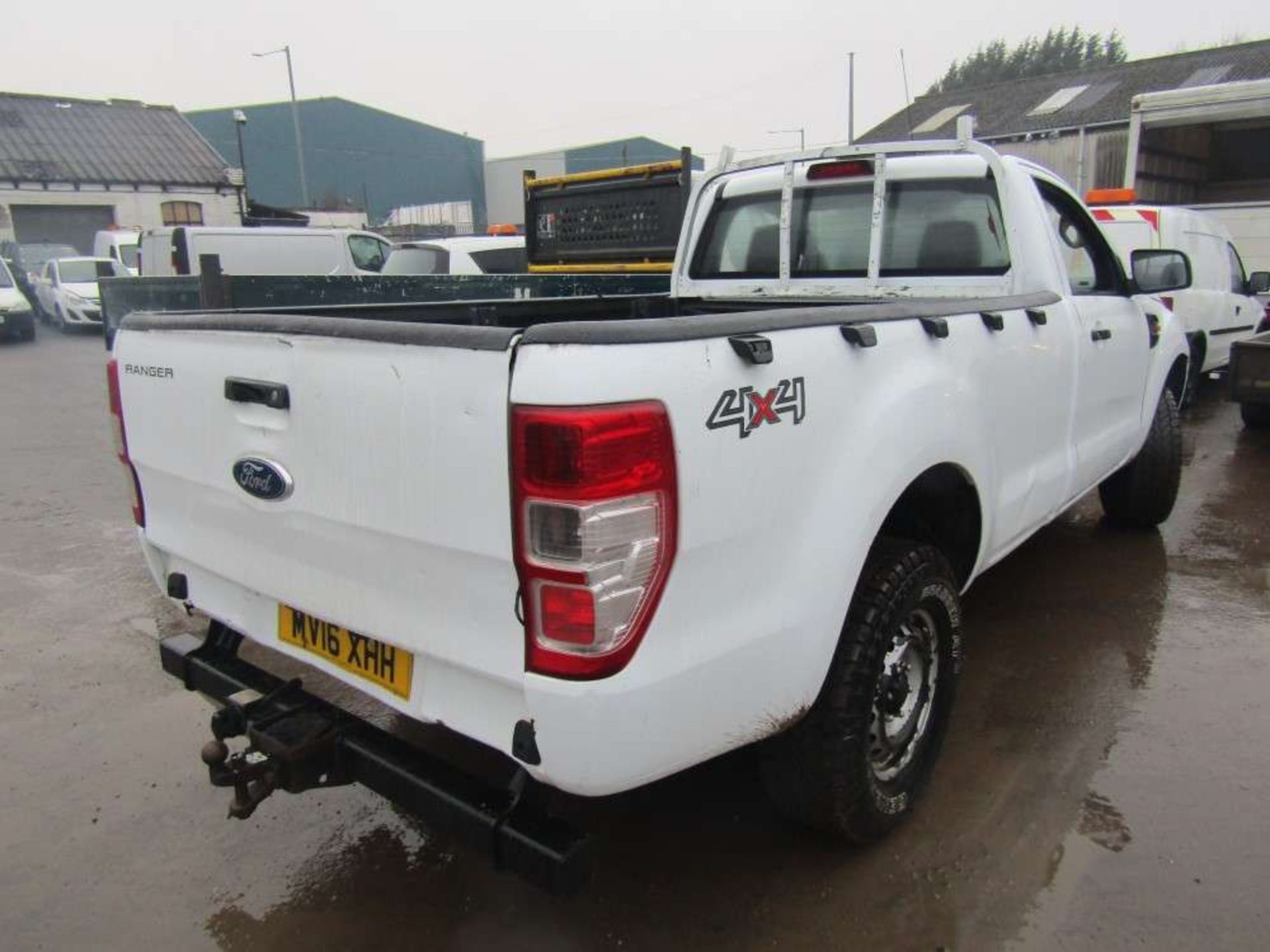 2016 16 reg Ford Ranger XL 4 x 4 Single Cab TDCI Pick Up - Image 4 of 6