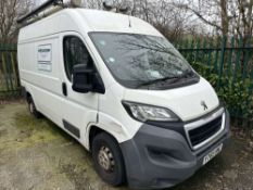 2015 65 reg Peugeot Boxer 335 L2H2 HDI (Brakes maybe stuck on) (Sold on Site - Location Leek) (Direc