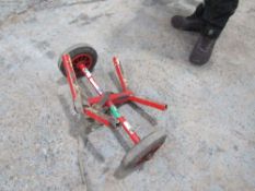 Fixed Wheel Pipe Bogey Trolley c/w Ratchet Straps (Direct Hire Co)