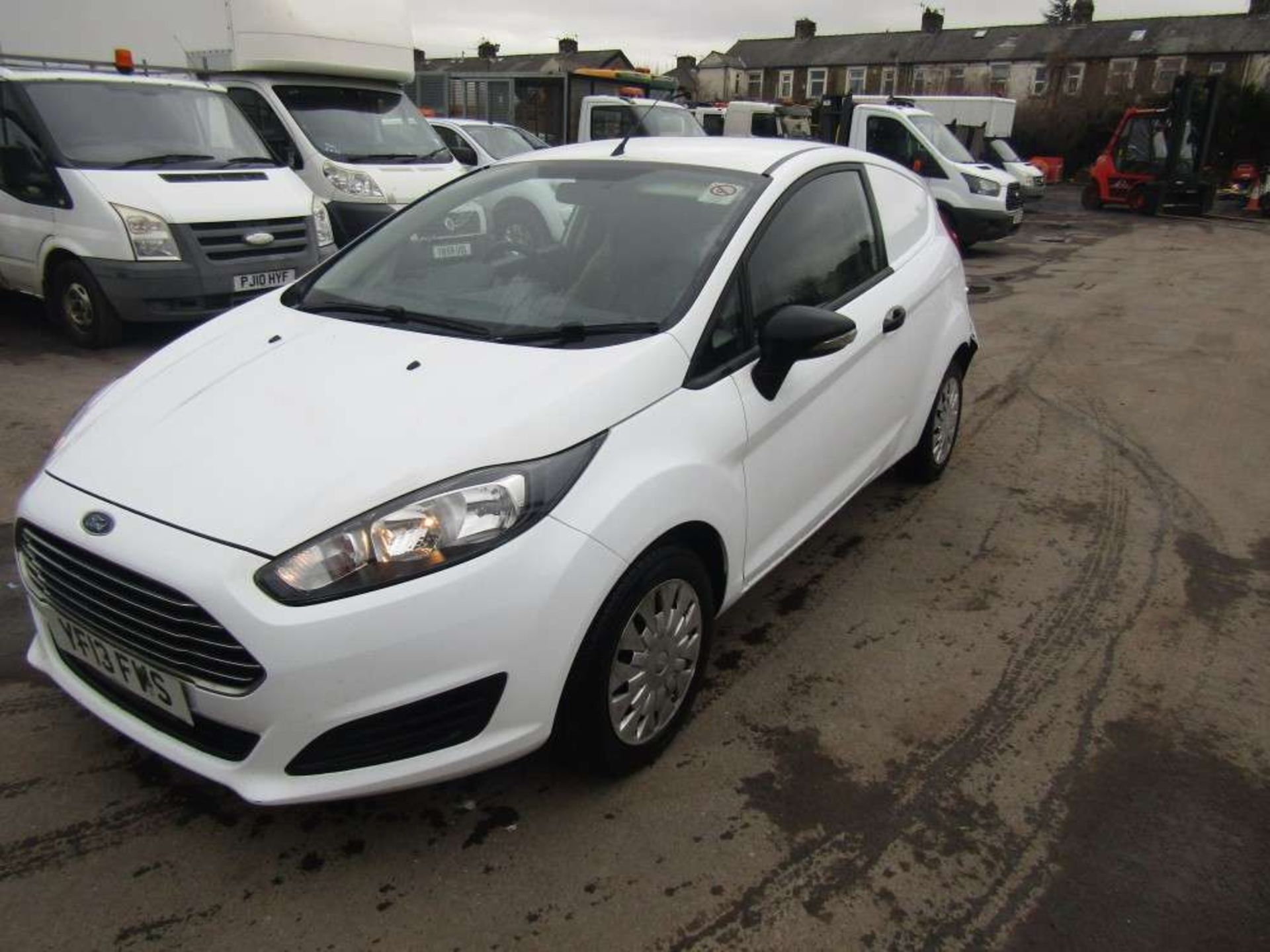 2013 13 reg Ford Fiesta Econetic Tech TDCI Van (Direct United Utilities Water) - Bild 2 aus 7