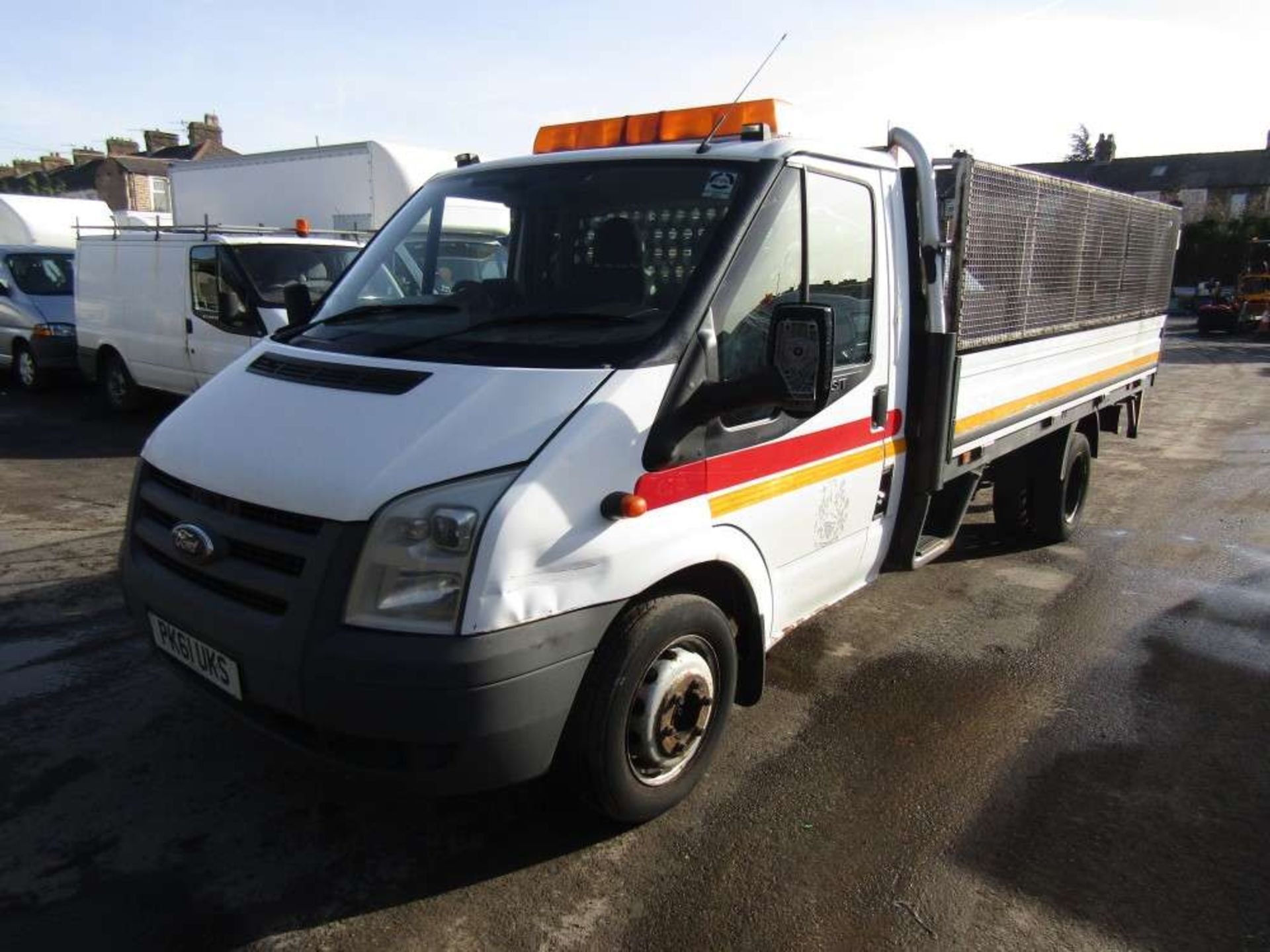 2012 61 reg Ford Transit 115 T350L RWD Dropside (Direct Council) - Image 2 of 6