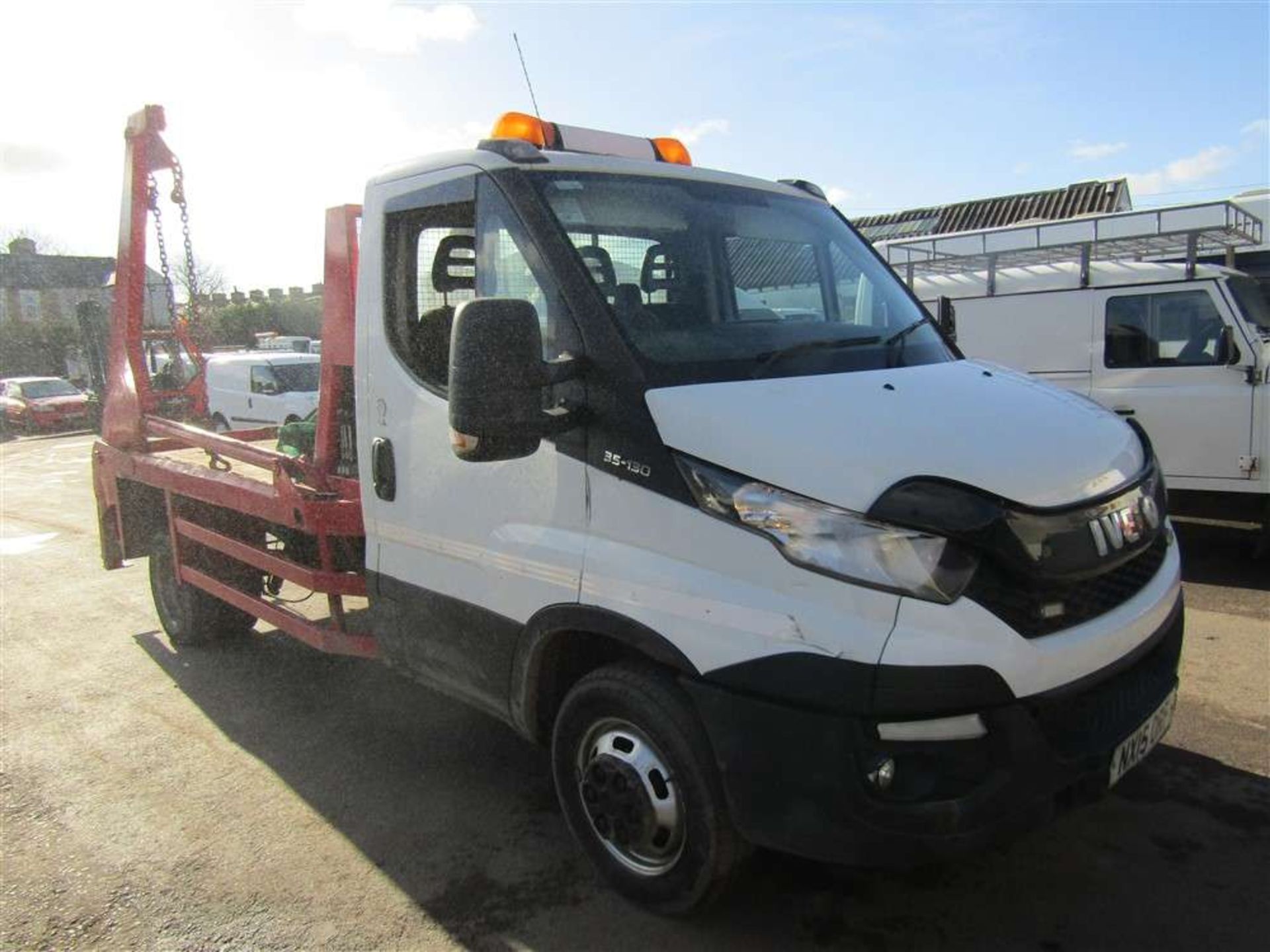 2015 15 reg Iveco Daily 3.5 Tonne Skip Lorry