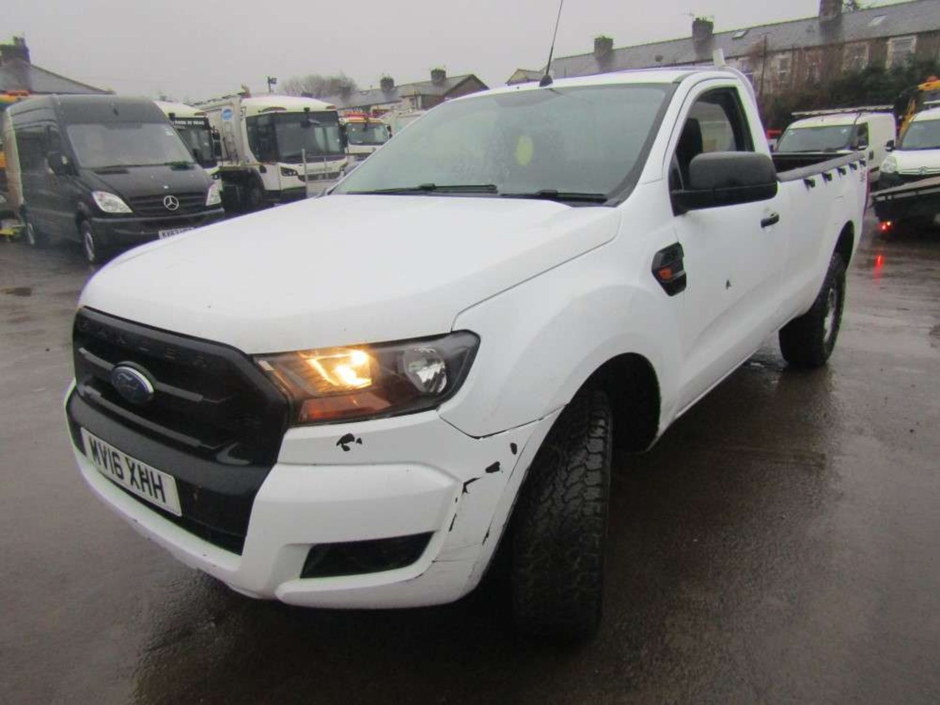 2016 16 reg Ford Ranger XL 4 x 4 Single Cab TDCI Pick Up - Image 2 of 6