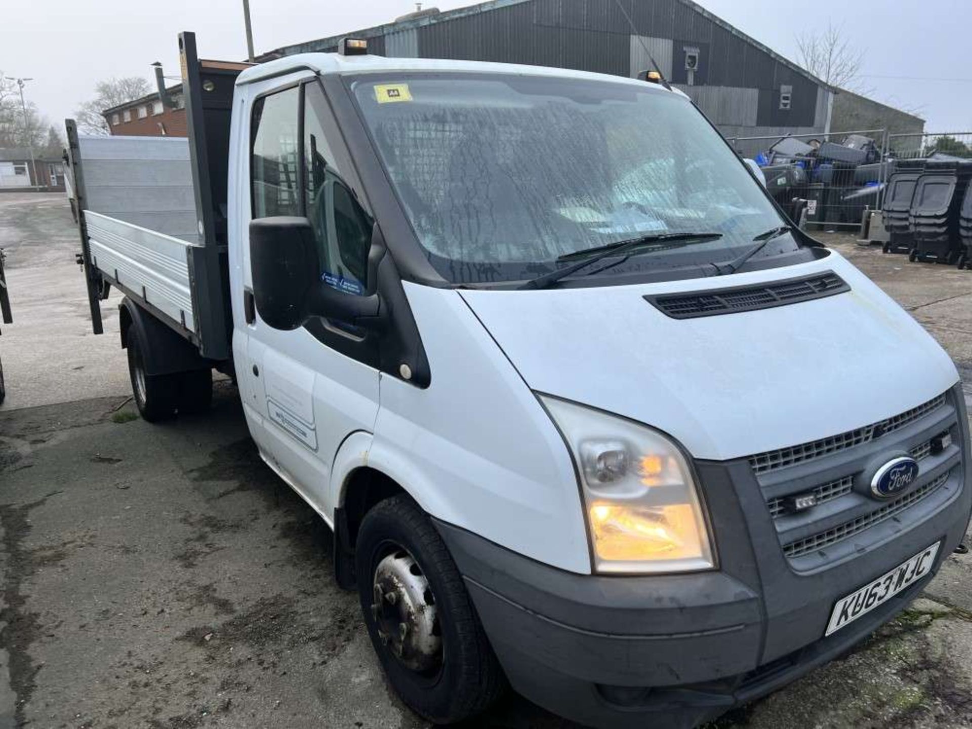 2013 63 reg Ford Transit 125 T350 Tipper c/w Tail Lift (Sold on Site - Leek) (Direct Council)