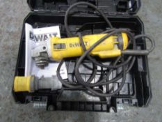 Dewalt 110v Angle Grinder In A Case