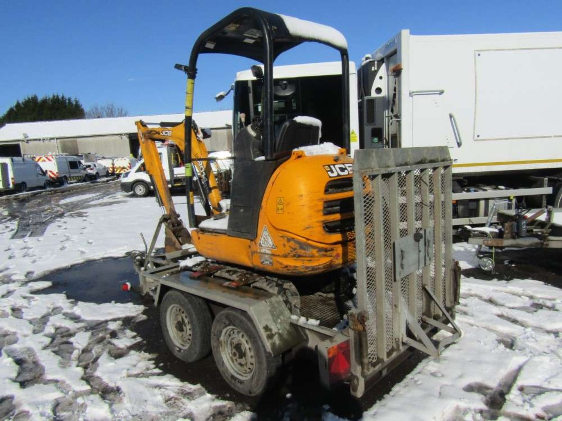 2011 JCB 801 Mini Digger c/w Trailer (Direct Electricity NW) - Image 4 of 6