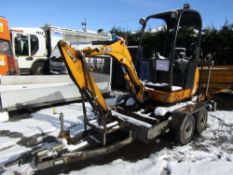 2011 JCB 801 Mini Digger c/w Trailer (Direct Electricity NW)