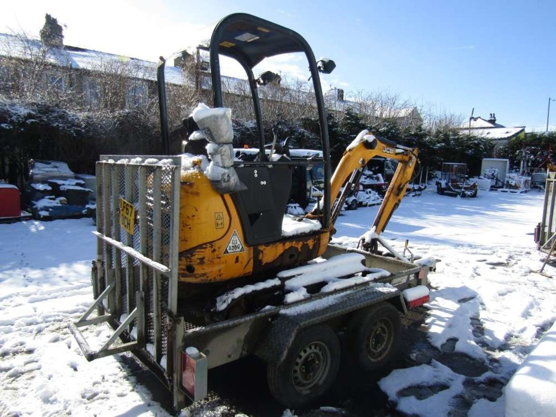 2011 JCB 801 Mini Digger c/w Trailer (Direct Electricity NW) - Image 3 of 6